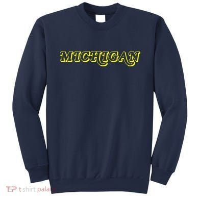 Retro Michigan Logo Sweatshirt