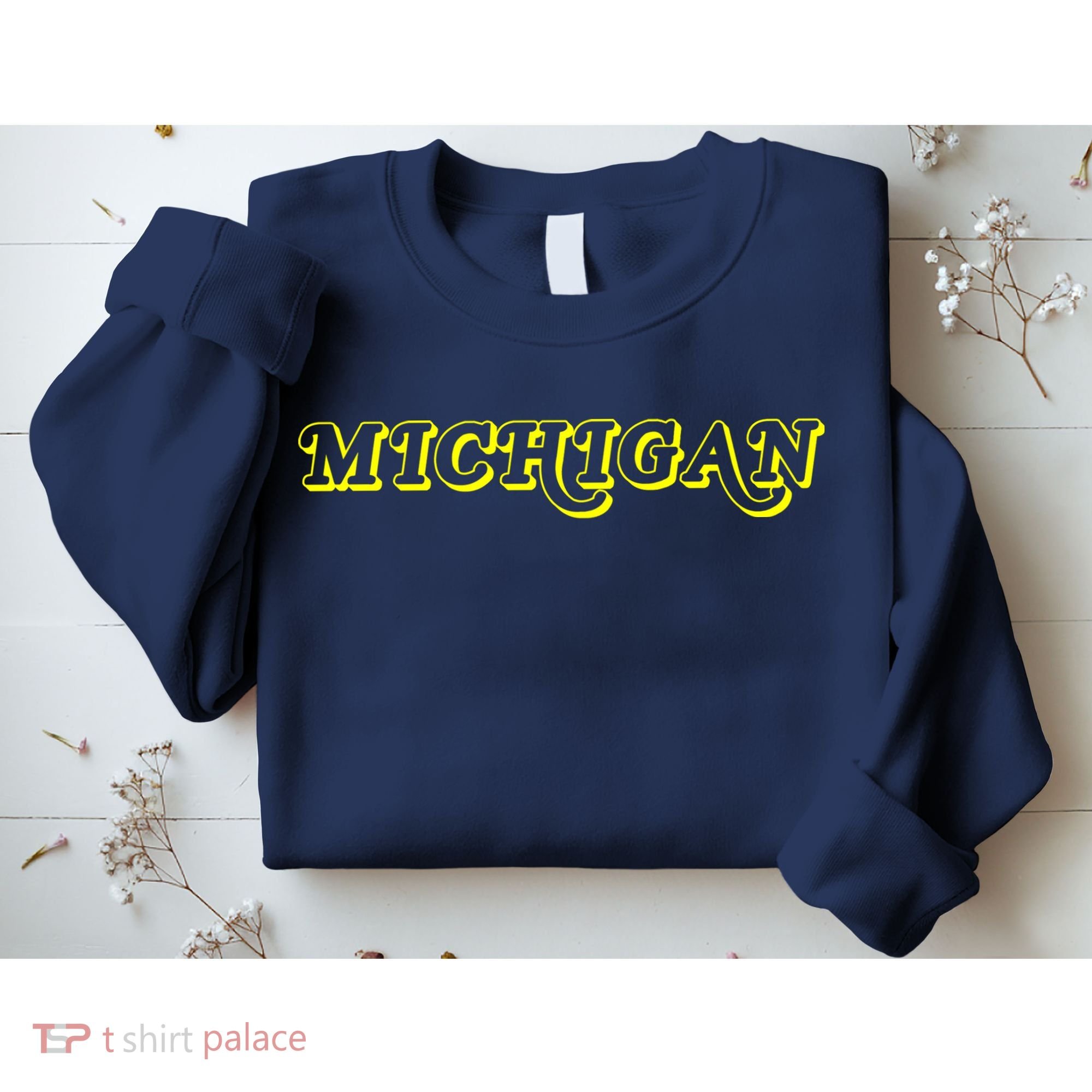 Retro Michigan Logo Sweatshirt
