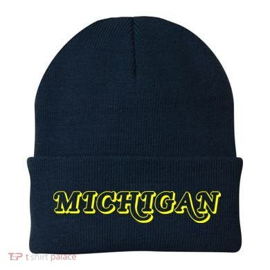 Retro Michigan Logo Beanie