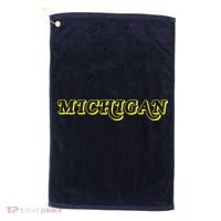 Retro Michigan Logo Golf Towel thumb 0