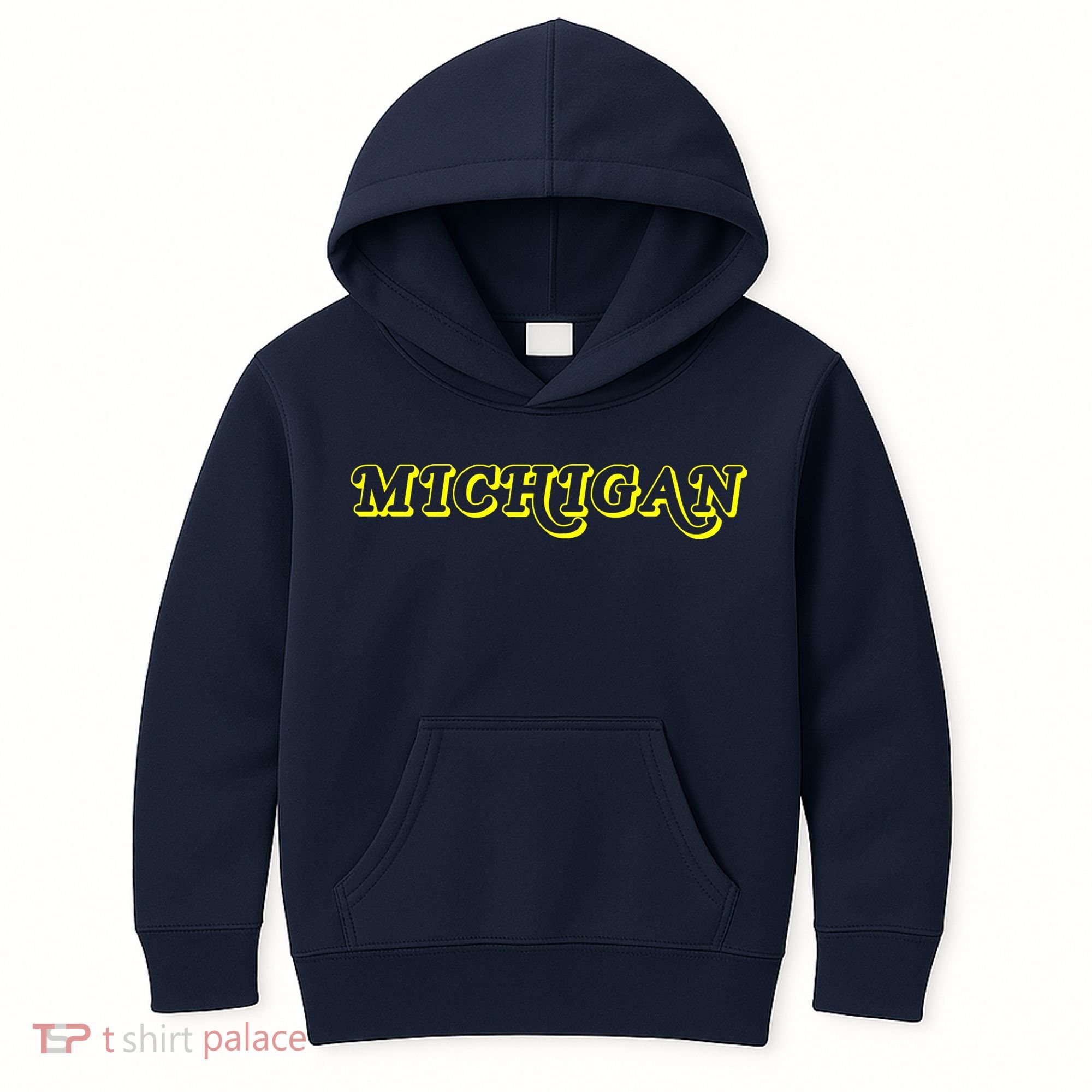 Retro Michigan Logo Kids Hoodie