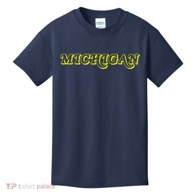 Retro Michigan Logo Kids T-Shirt
