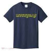 Retro Michigan Logo Kids T-Shirt thumb 0