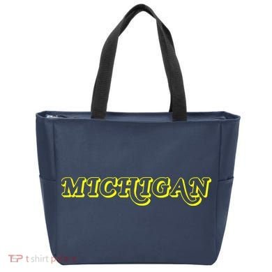 Retro Michigan Logo Tote Bag