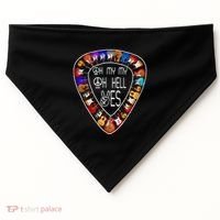 Retro Music Lover's Yes Hells My Petty Guitar USA-Made Doggie Bandana thumb 0