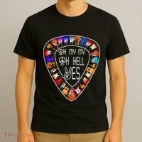 Retro Music Lover's Yes Hells My Petty Guitar T-Shirt thumb 3