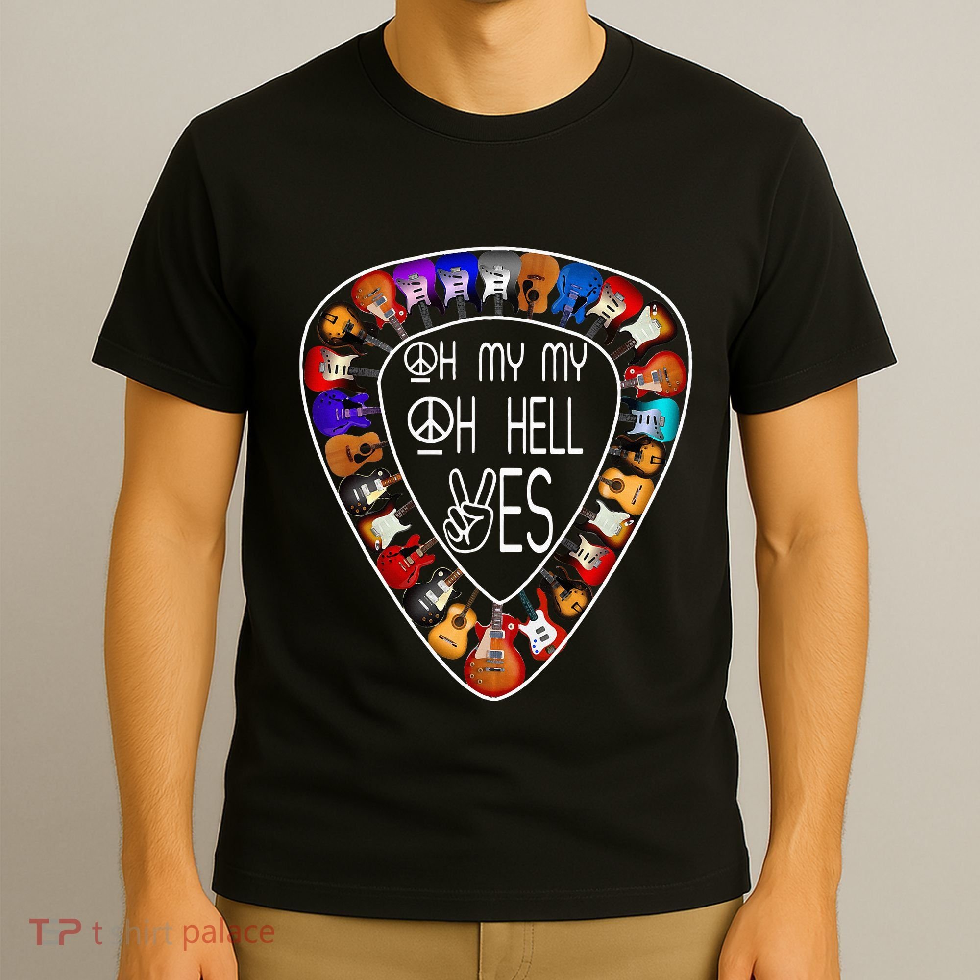 Retro Music Lover's Yes Hells My Petty Guitar T-Shirt