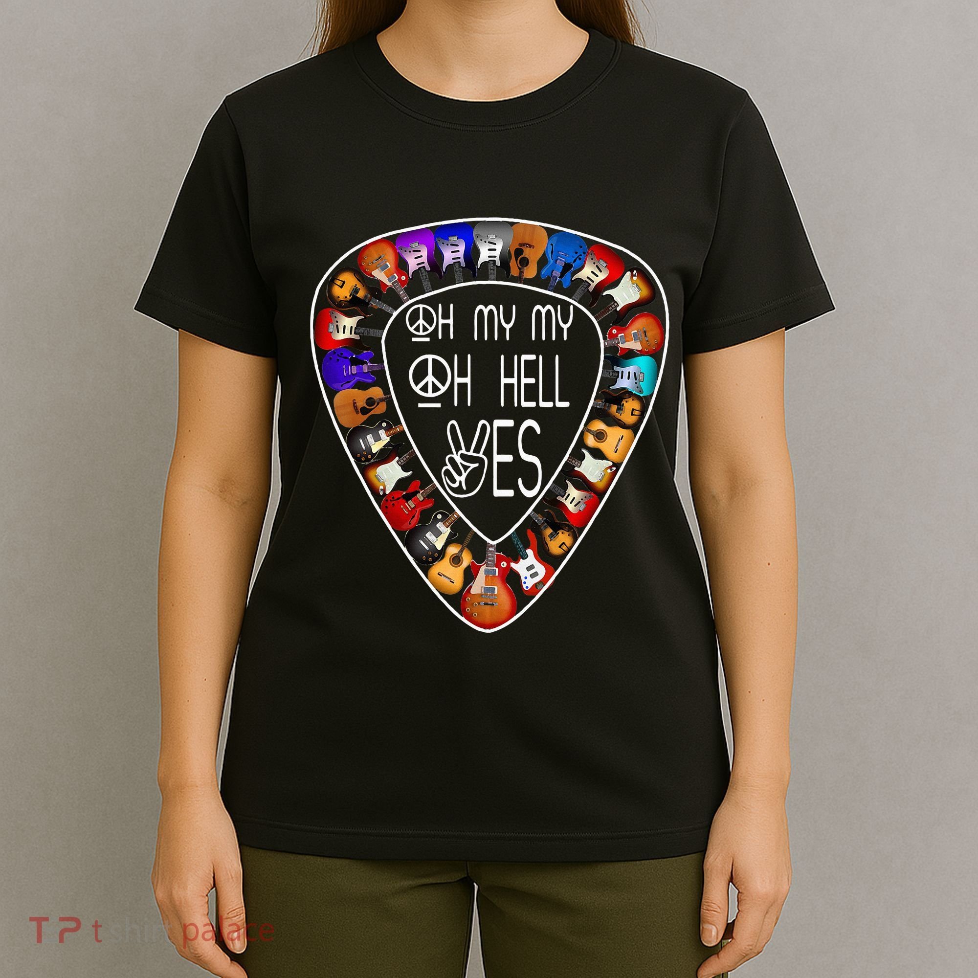 Retro Music Lover's Yes Hells My Petty Guitar T-Shirt