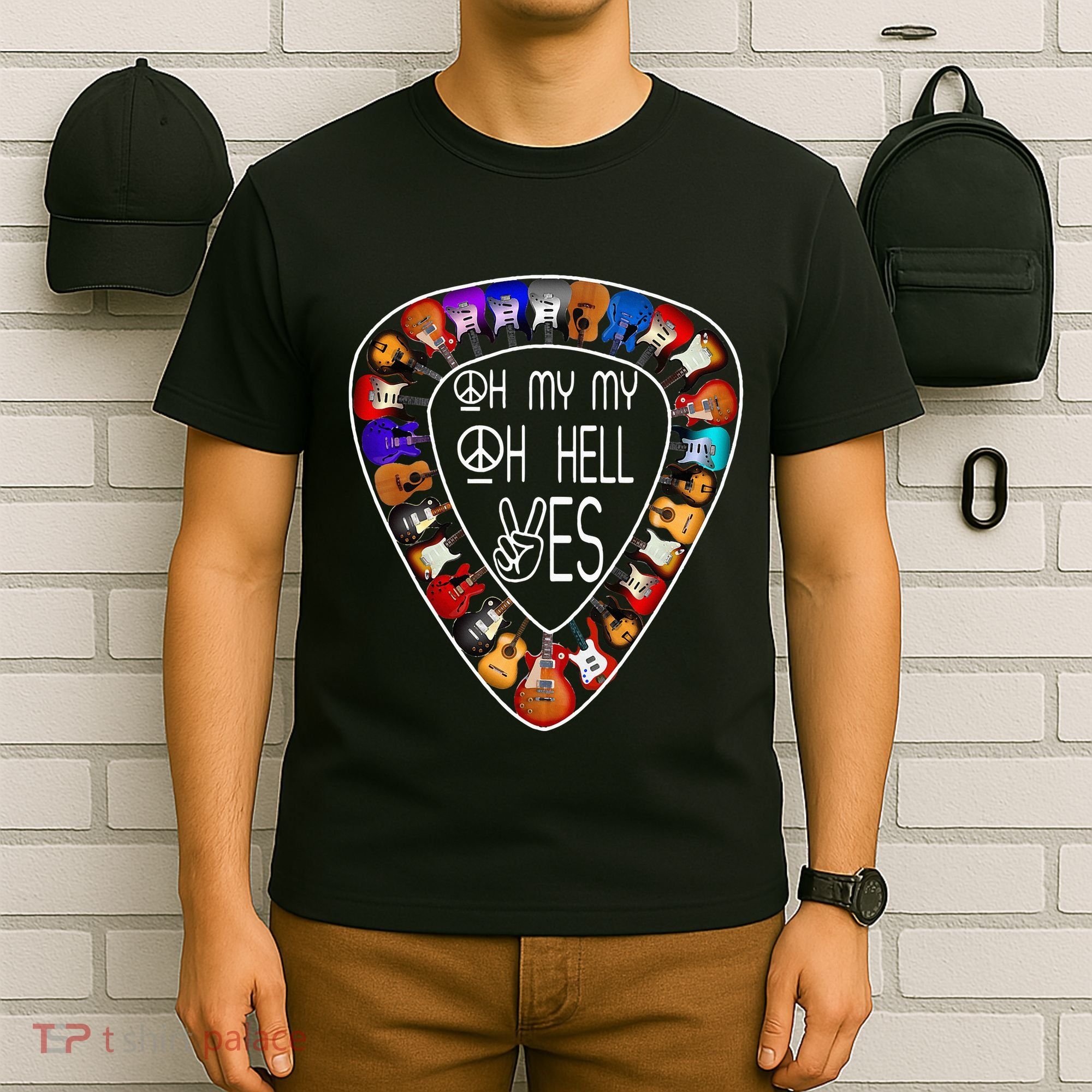 Retro Music Lover's Yes Hells My Petty Guitar T-Shirt
