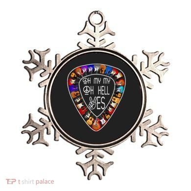 Retro Music Lover's Yes Hells My Petty Guitar Ornament