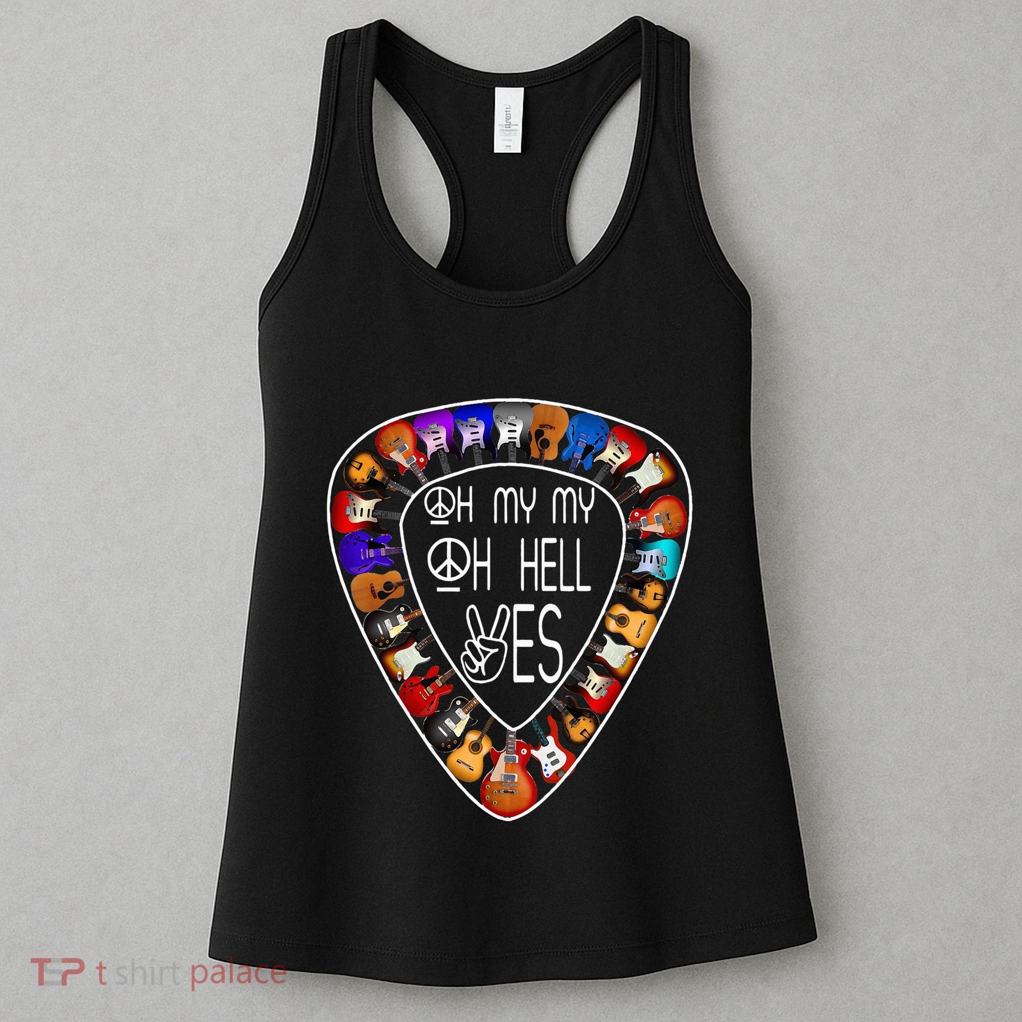 Retro Music Lover's Yes Hells My Petty Guitar Women's Tank Top