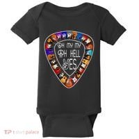 Retro Music Lover's Yes Hells My Petty Guitar Baby Bodysuit thumb 0