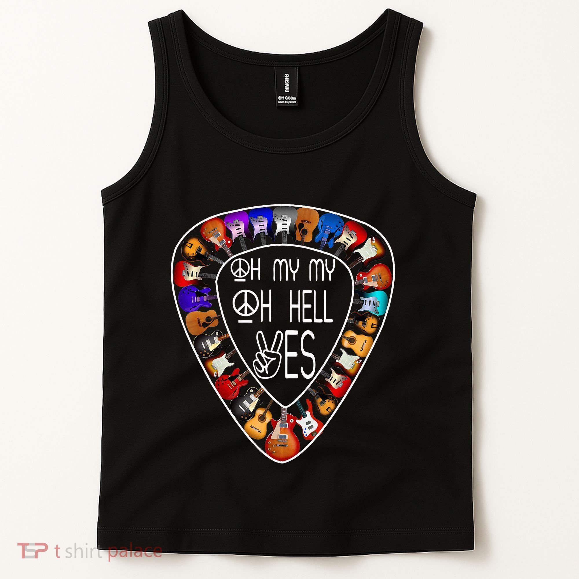Retro Music Lover's Yes Hells My Petty Guitar Tank Top