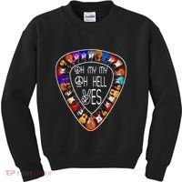 Retro Music Lover's Yes Hells My Petty Guitar Kids Sweatshirt thumb 0
