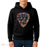 Retro Music Lover's Yes Hells My Petty Guitar Kids Hoodie thumb 4