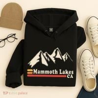 Retro Mammoth Lakes California Ca Mountain Ski Hoodie thumb 4