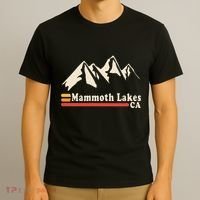 Retro Mammoth Lakes California Ca Mountain Ski T-Shirt thumb 3