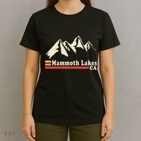 Retro Mammoth Lakes California Ca Mountain Ski T-Shirt thumb 4