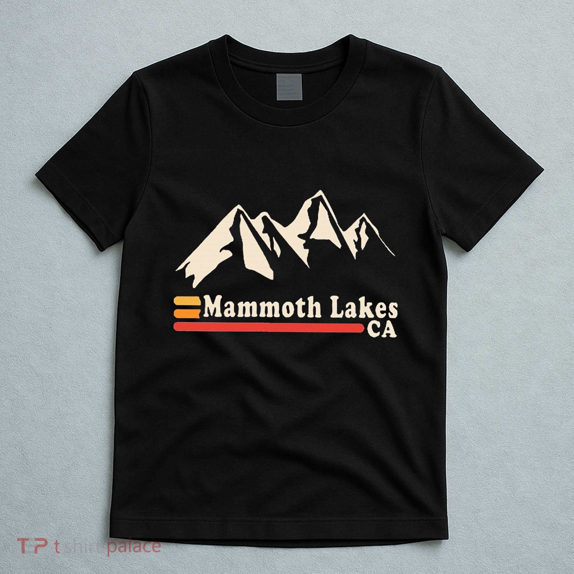 Retro Mammoth Lakes California Ca Mountain Ski T-Shirt