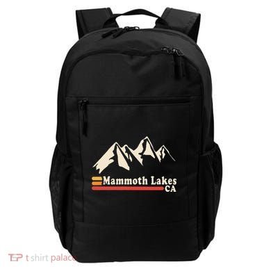 Retro Mammoth Lakes California Ca Mountain Ski Backpack