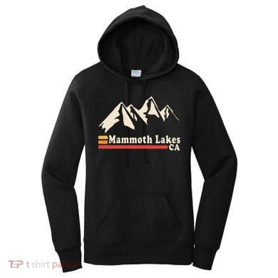 Retro Mammoth Lakes California Ca Mountain Ski Women's Hoodie