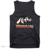 Retro Mammoth Lakes California Ca Mountain Ski Tank Top thumb 0