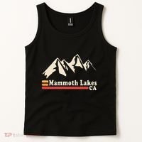 Retro Mammoth Lakes California Ca Mountain Ski Tank Top thumb 2