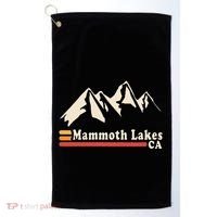Retro Mammoth Lakes California Ca Mountain Ski Golf Towel thumb 0