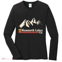 Retro Mammoth Lakes California Ca Mountain Ski Women's Long Sleeve Shirt thumb 0