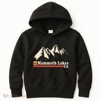 Retro Mammoth Lakes California Ca Mountain Ski Kids Hoodie thumb 0