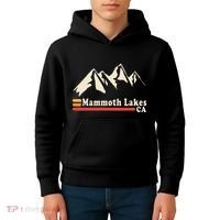 Retro Mammoth Lakes California Ca Mountain Ski Kids Hoodie thumb 4