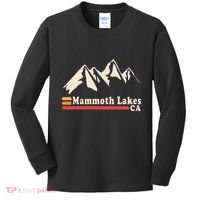 Retro Mammoth Lakes California Ca Mountain Ski Kids Long Sleeve Shirt thumb 0