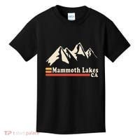 Retro Mammoth Lakes California Ca Mountain Ski Kids T-Shirt thumb 0