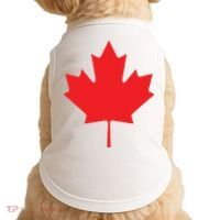 Red Maple Leaf Flag Of Canada Cool Canadian Flags Doggie Tank thumb 0