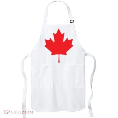 Red Maple Leaf Flag Of Canada Cool Canadian Flags Apron