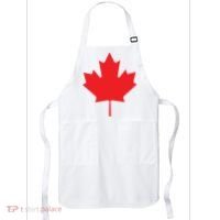Red Maple Leaf Flag Of Canada Cool Canadian Flags Apron thumb 0
