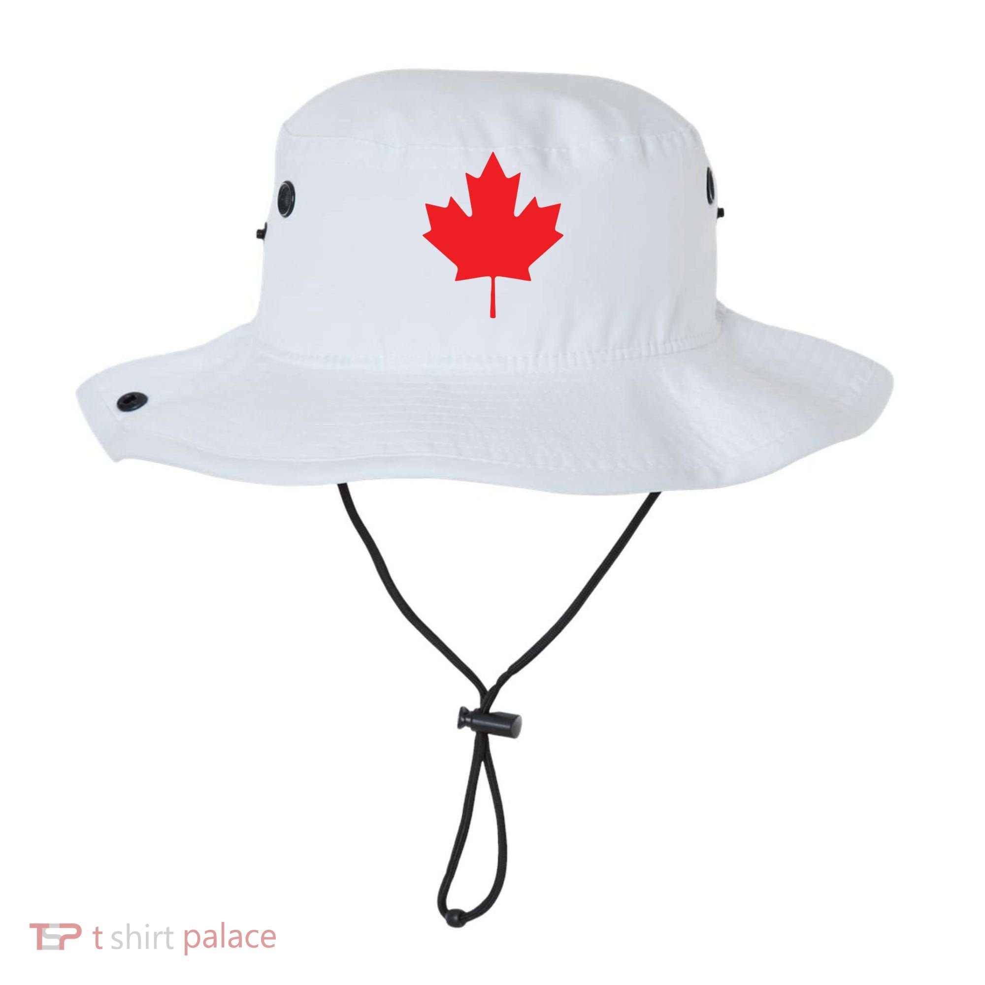 Red Maple Leaf Flag Of Canada Cool Canadian Flags Bucket Hat