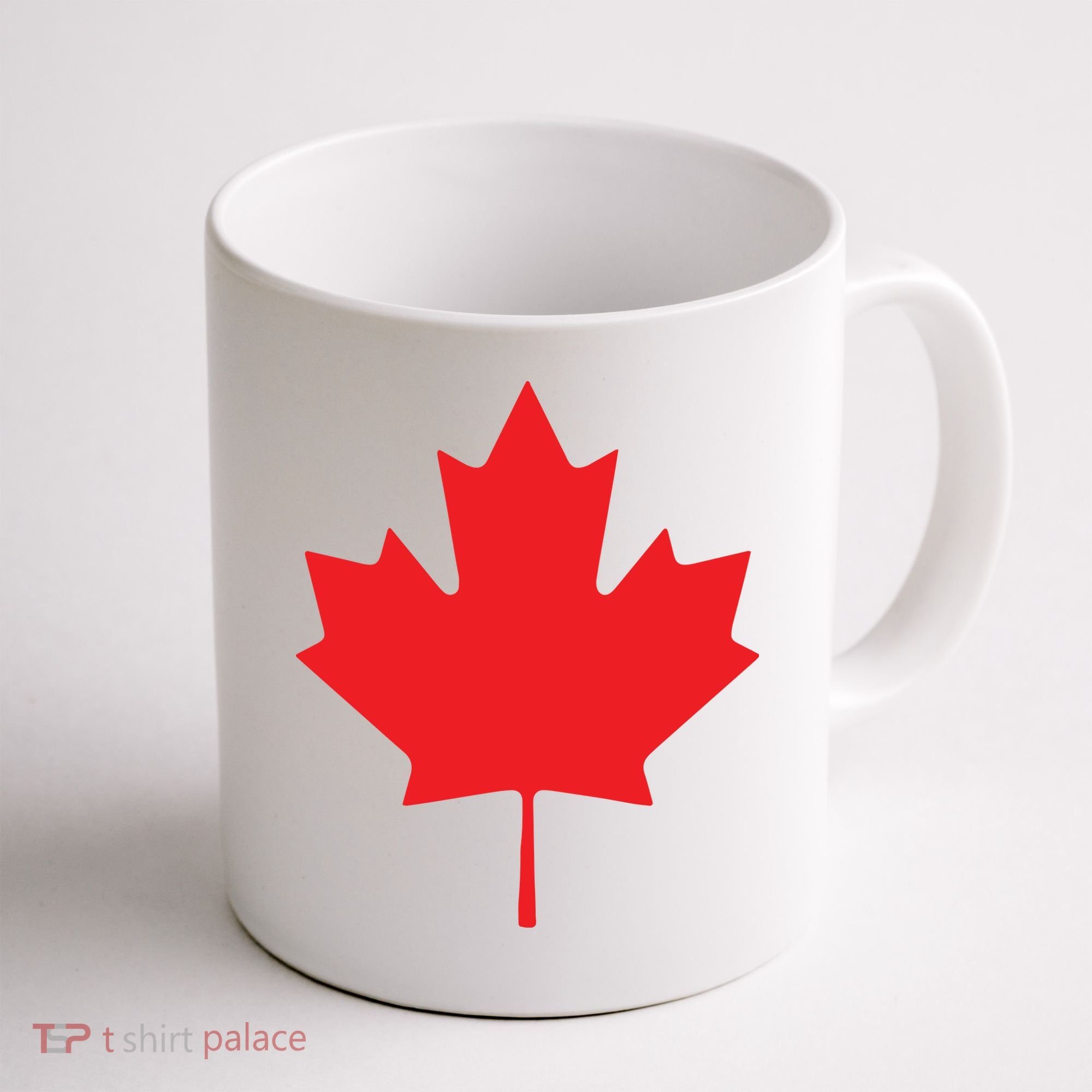 Red Maple Leaf Flag Of Canada Cool Canadian Flags Coffee Mug
