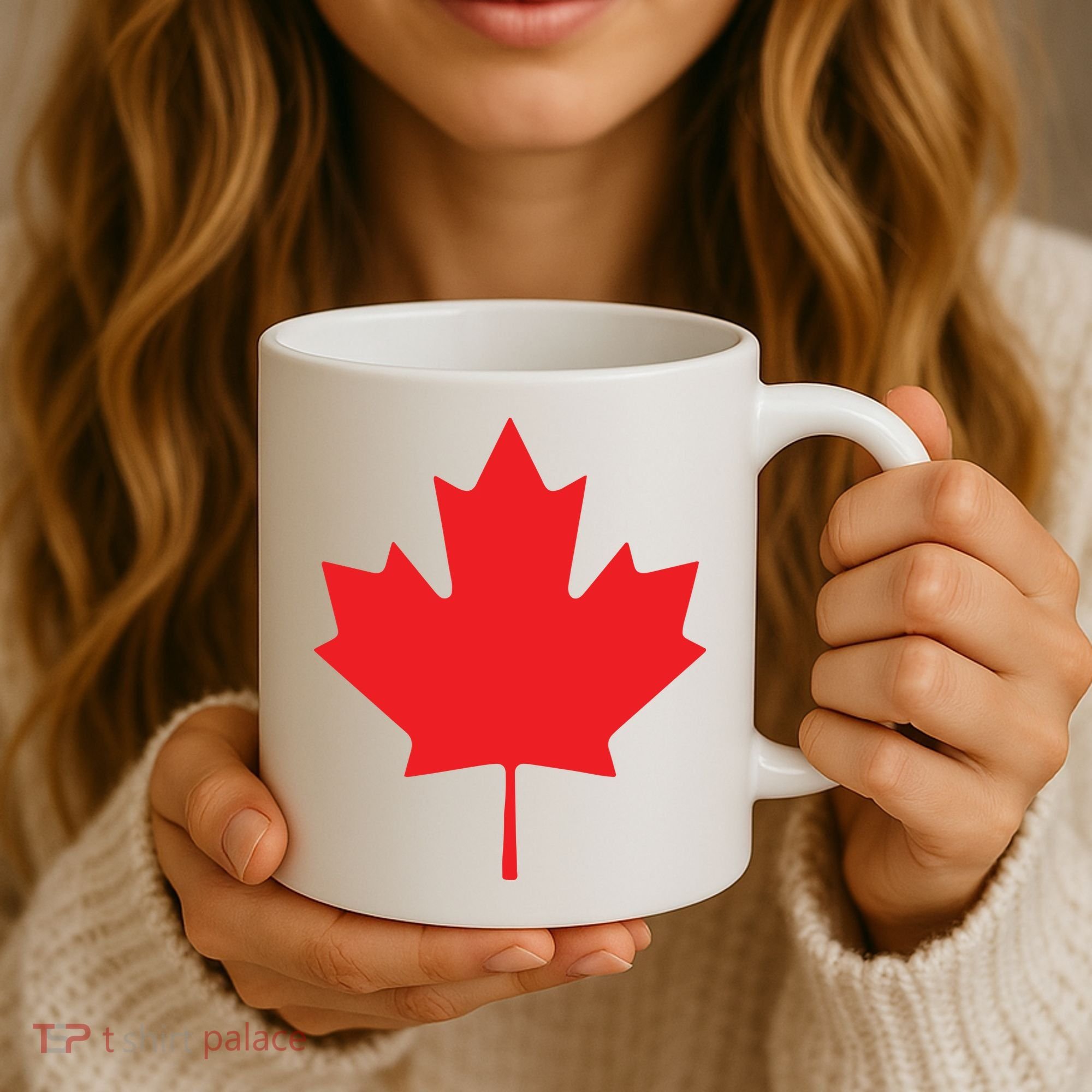 Red Maple Leaf Flag Of Canada Cool Canadian Flags Coffee Mug
