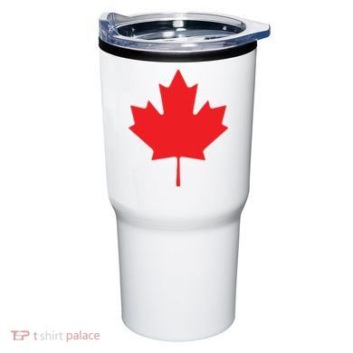 Red Maple Leaf Flag Of Canada Cool Canadian Flags Tumbler