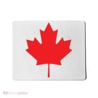 Red Maple Leaf Flag Of Canada Cool Canadian Flags Mousepad thumb 0