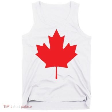 Red Maple Leaf Flag Of Canada Cool Canadian Flags Tank Top