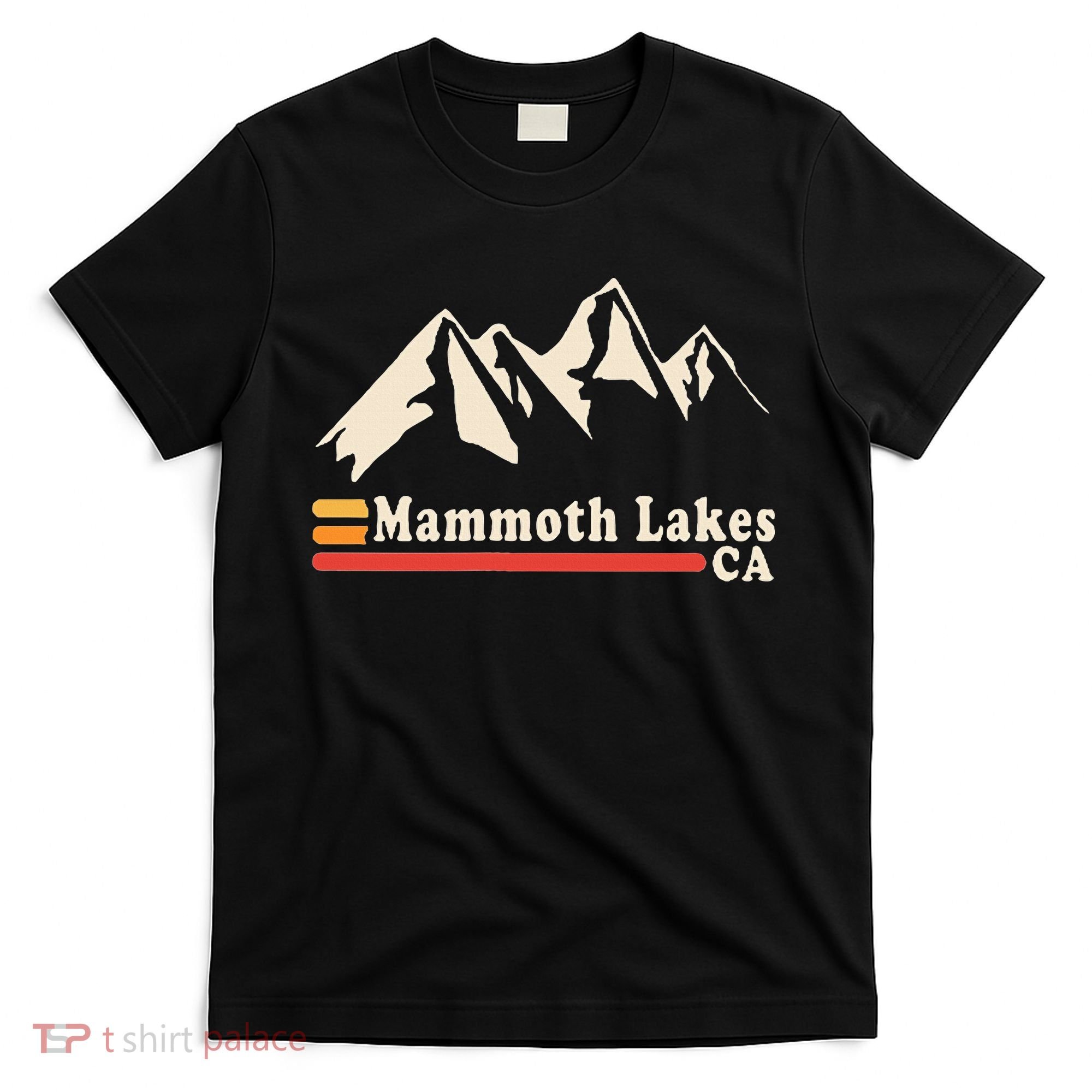 Retro Mammoth Lakes California Ca Mountain Ski T-Shirt
