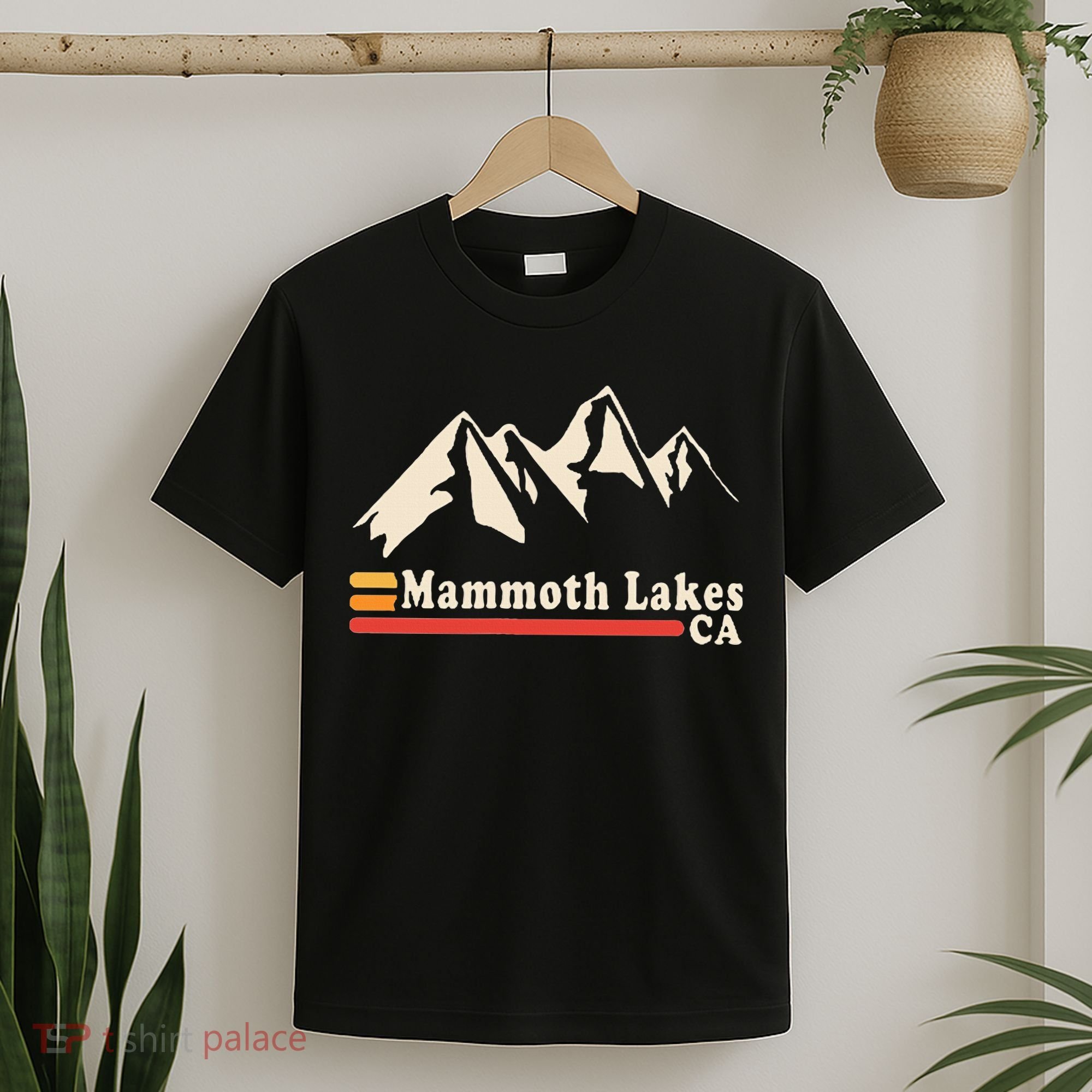Retro Mammoth Lakes California Ca Mountain Ski T-Shirt