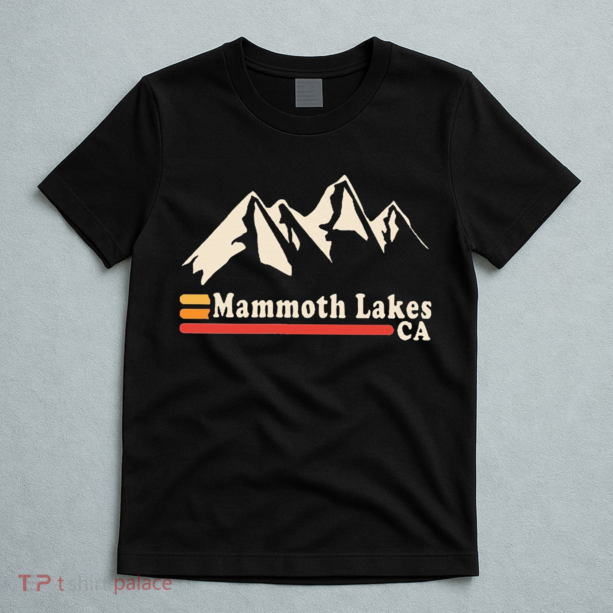 Retro Mammoth Lakes California Ca Mountain Ski T-Shirt