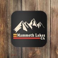 Retro Mammoth Lakes California Ca Mountain Ski Coaster thumb 0