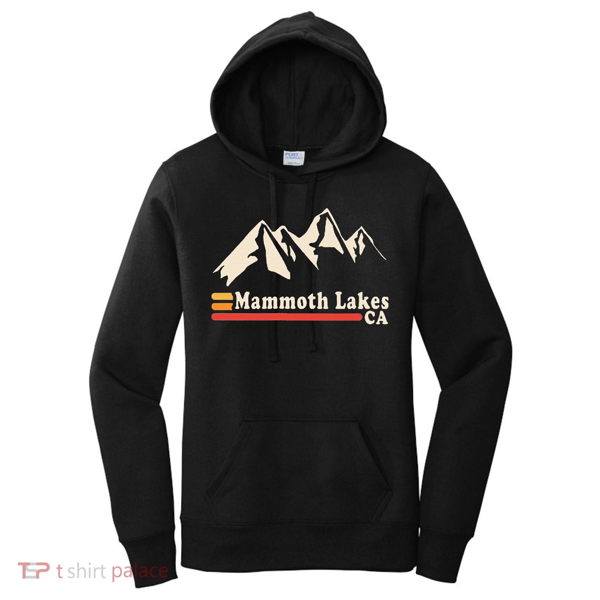 Retro Mammoth Lakes California Ca Mountain Ski Women's Hoodie