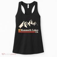 Retro Mammoth Lakes California Ca Mountain Ski Women's Tank Top thumb 0