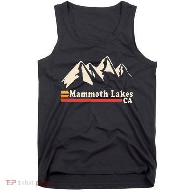 Retro Mammoth Lakes California Ca Mountain Ski Tank Top