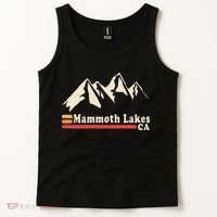 Retro Mammoth Lakes California Ca Mountain Ski Tank Top thumb 2